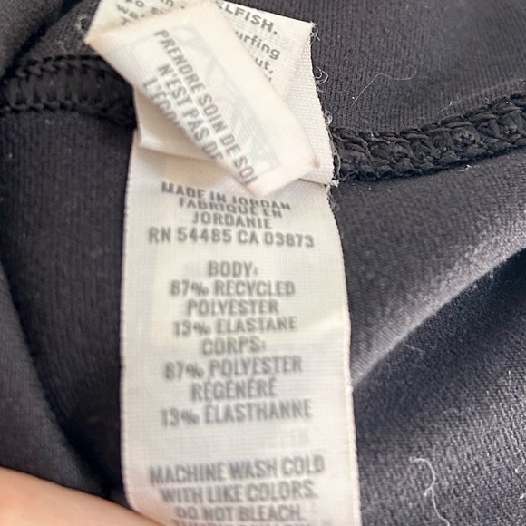 OFFLINE By Aerie The Hugger High Waisted Foldover Flare Legging Black XS - Picture 8 of 8